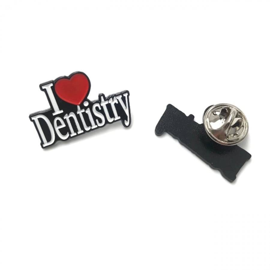 I Love Dentistry Brooch