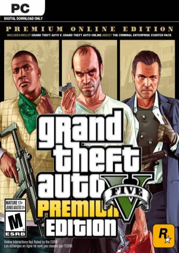 لعبة قراند 5 البريميوم نسختين العادية والمحسنة للبي سي -Grand Theft Auto V 5 Premium and Enhanced and  تقدر تلعب اون لاين و اوف لاين Online Edition - GTA v Pc