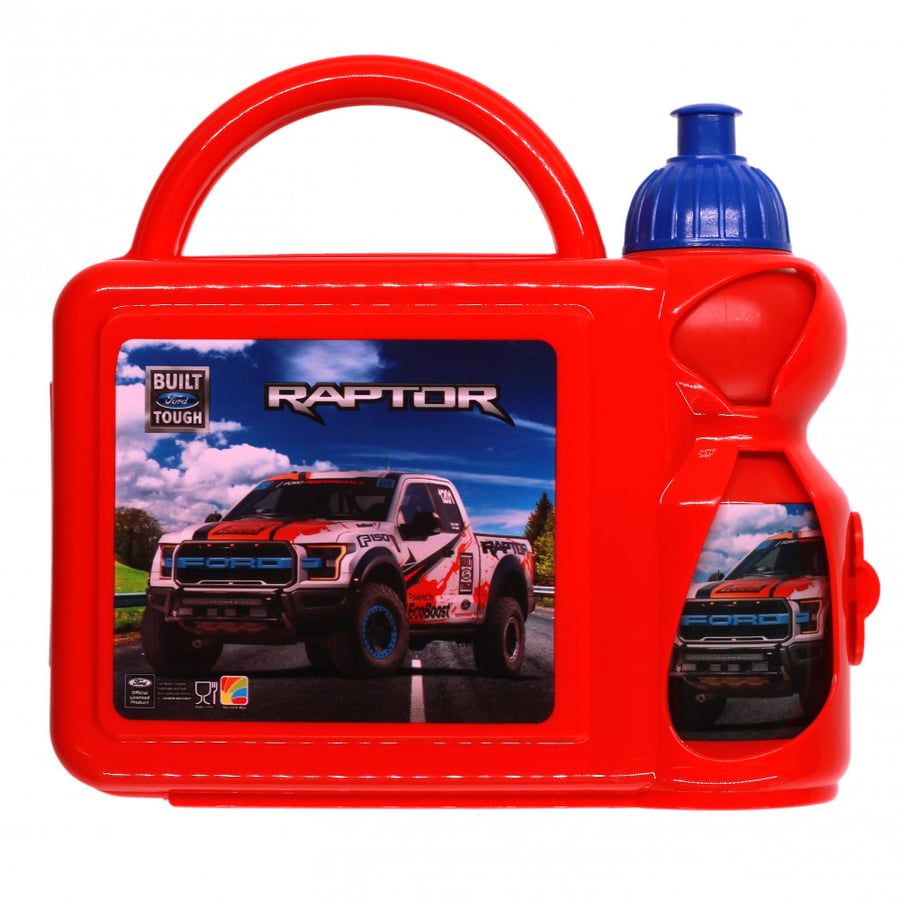 فورد رابتر- طقم علبة غداء و زمزمية - Ford Truck Lunch Box Set