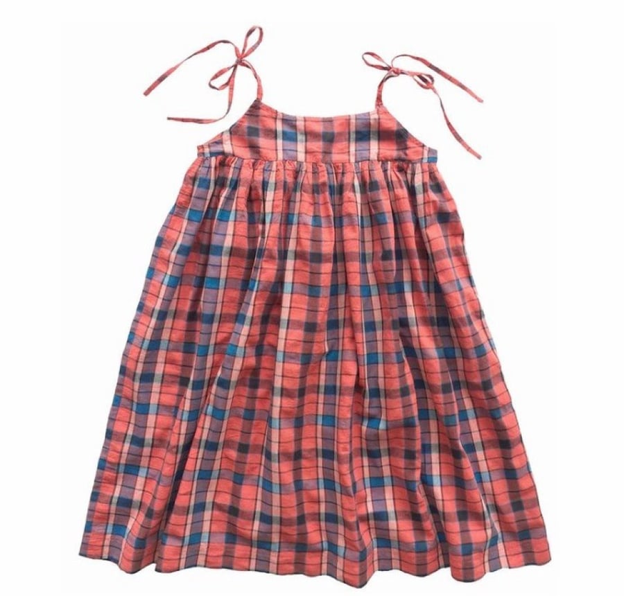PLAID DRESS