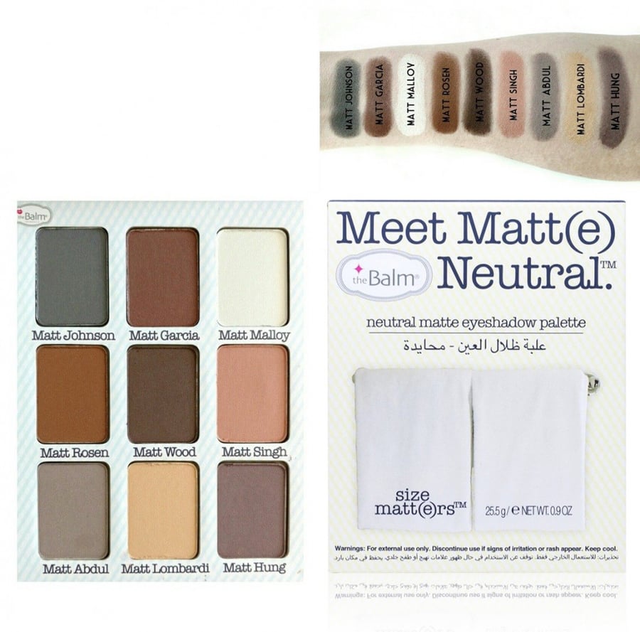 ذا بالم ميكاب تجميل THE BALM ظلال العيون محايدة