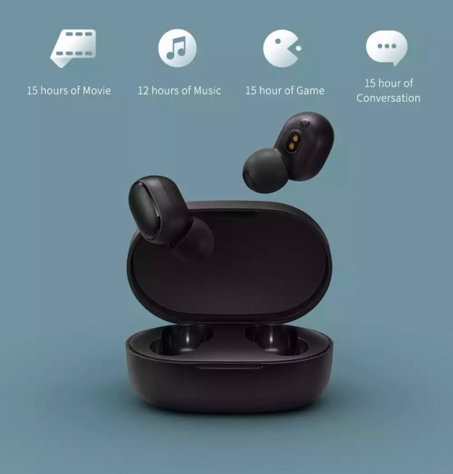سماعات بلوتوث شاومي Xiaomi مع غلاف أحمر