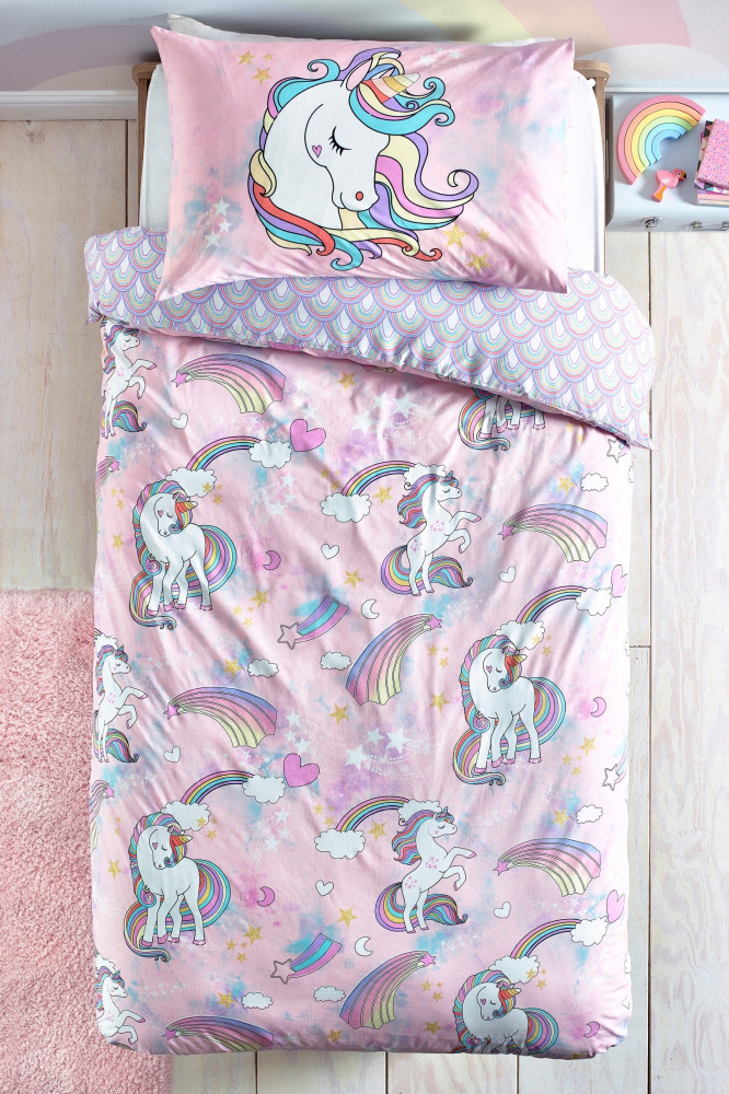 Two-sided duvet cover with filling