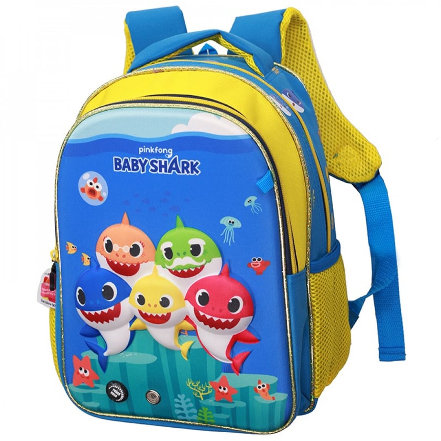 شنطة ظهر 13 انش أزرق - بينك فونج Pink Fong Backpack