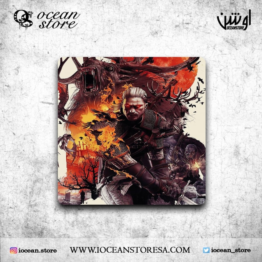 قاعدة للكوب - كوستر - the witcher - ذا ويتشر