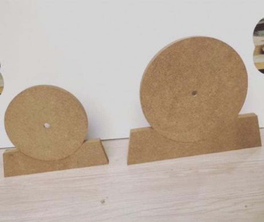 Two pieces of MDF wood ready for artistic works 6 mm available in two sizes