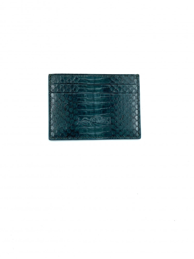PETROL PYTHON CARD HOLDER