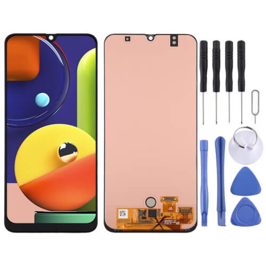 شاشة AMOLED كاملة جالكسي A50s