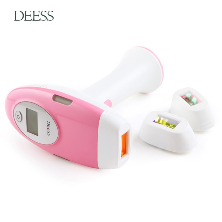 دييس جهاز إزالة الشعر بالليزر بنعومة اي بي ال للاستخدام المنزلي / Deess IPL hair removal device