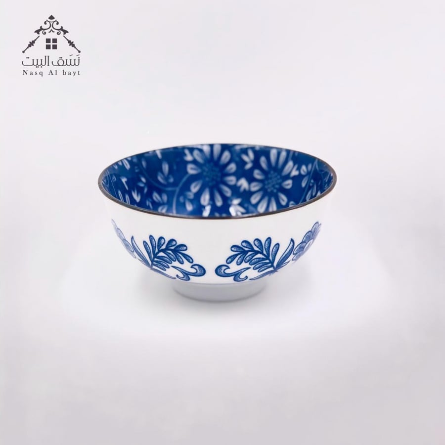 Blue patterned bowl