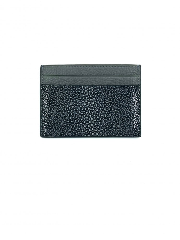 BLACK STINGRAY CARD HOLDER
