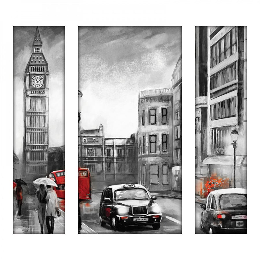 Wall art for home decor printed on canvas fabric with hidden frame size 80 × 80 cm