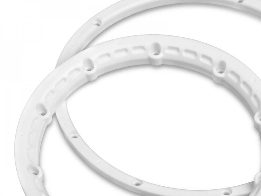 3270 - HEAVY DUTY WHEEL BEAD LOCK RINGS (WHITE/2pcs)