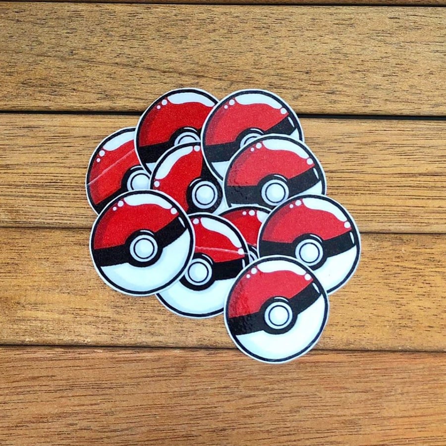 Pokeballs stickers