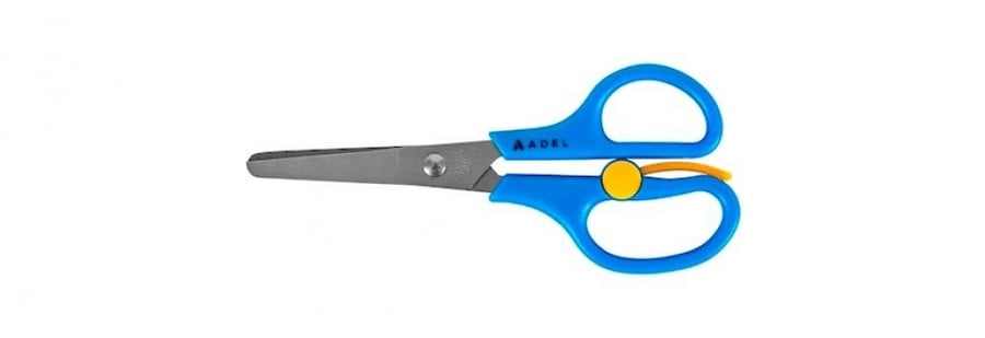 مقصات مع مسطرة 5cm أمنه