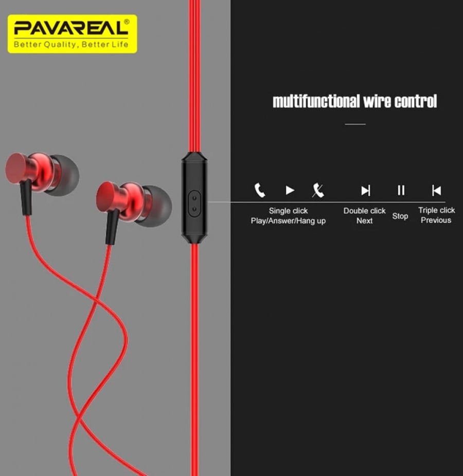 Pavareal Wired Earphone PA-E09