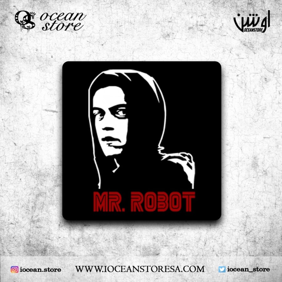 قاعدة للكوب - كوستر - Mr.robot - مستر روبوت