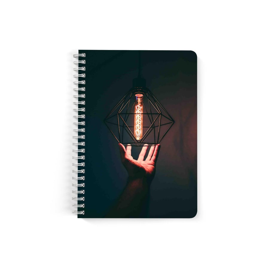 A5 notebook, lined paper, 60 sheets