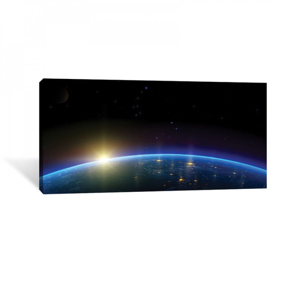 A wall art painting for home decor printed on luxurious material with a hidden frame, size 100 × 50 cm