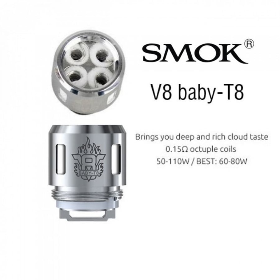 SMOK V8 BABY T8 كويلات سموك