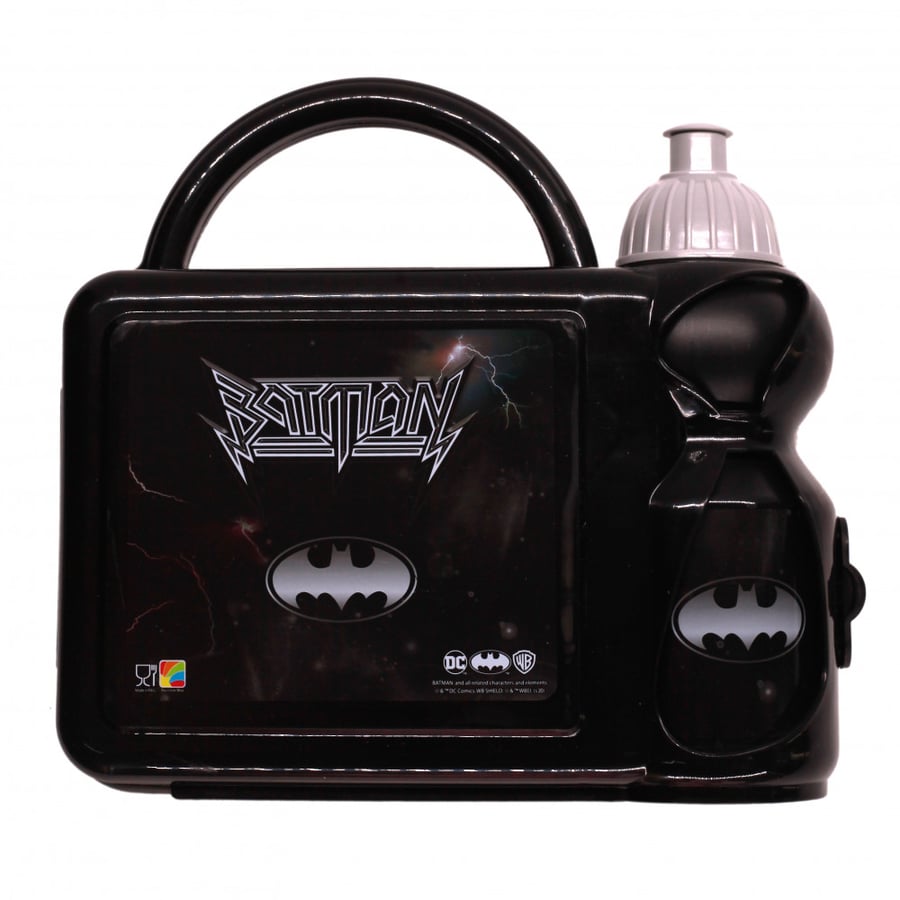 باتمان- طقم علبة غداء و زمزمية - Batman Lunch Box Set