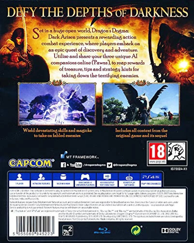 دراقن دوقما - Dragon's Dogma:  ps4