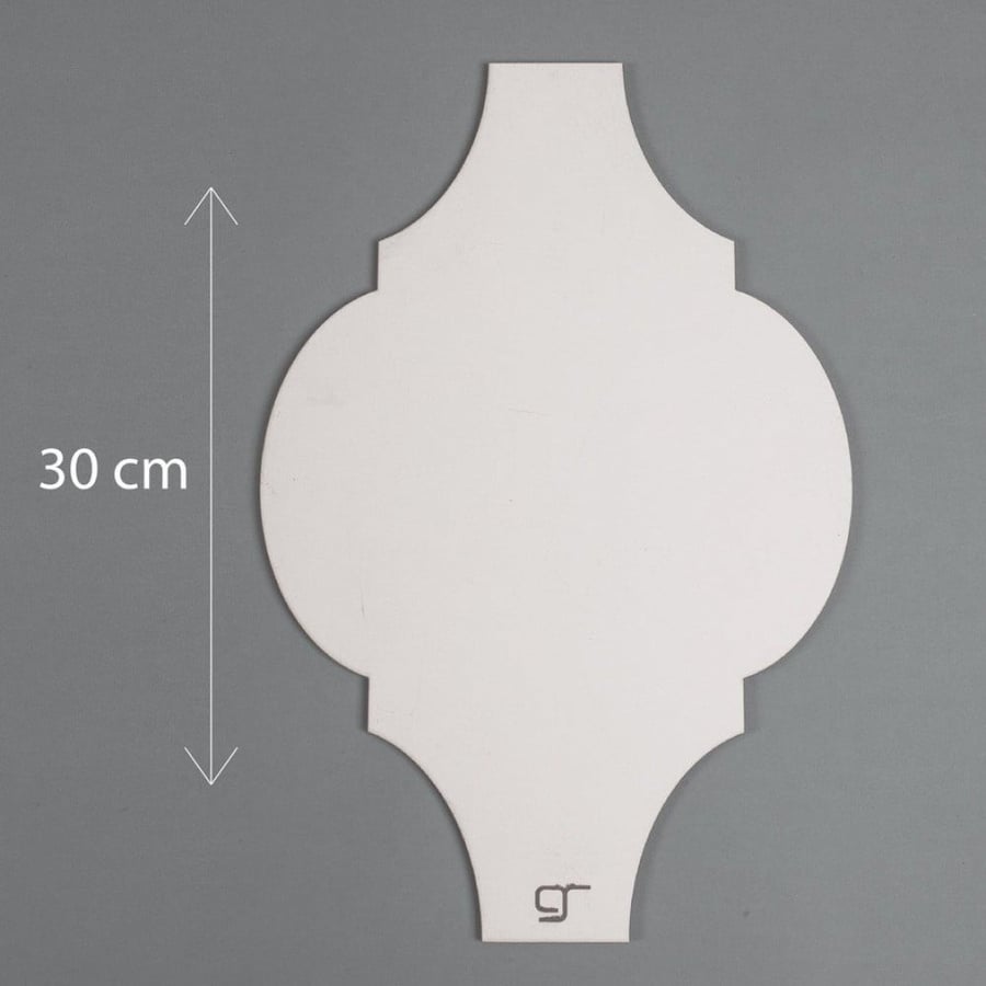 لوح خشب MDF شكل 3 مقاس 20*30 سم (1 حبة)