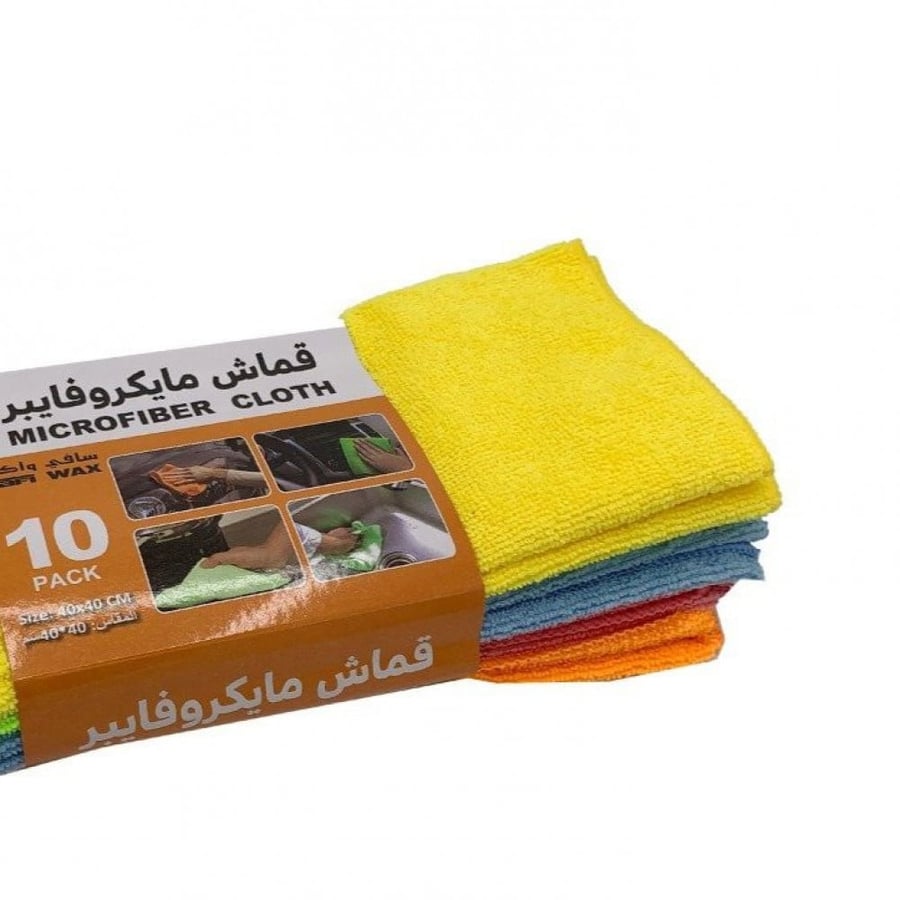 سافي واكس قماش مايكروفايبر 10 قطع