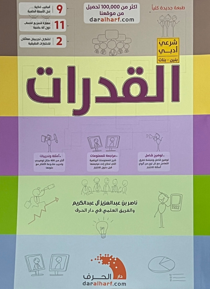 القدرات شرعي ادبي - غلاف