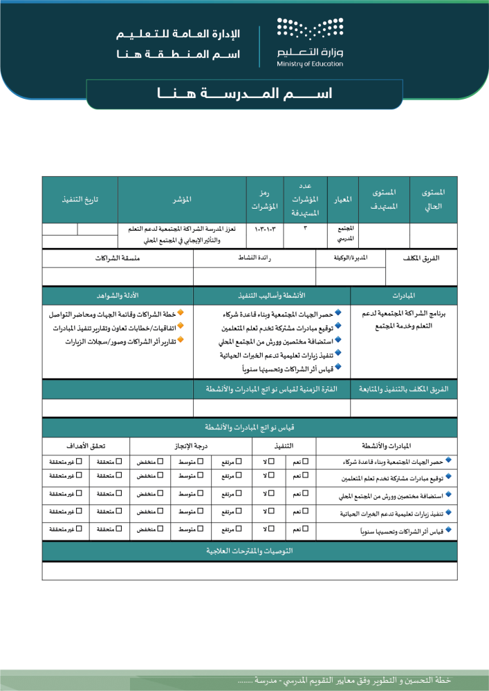 خطة تحسين رياض أطفال