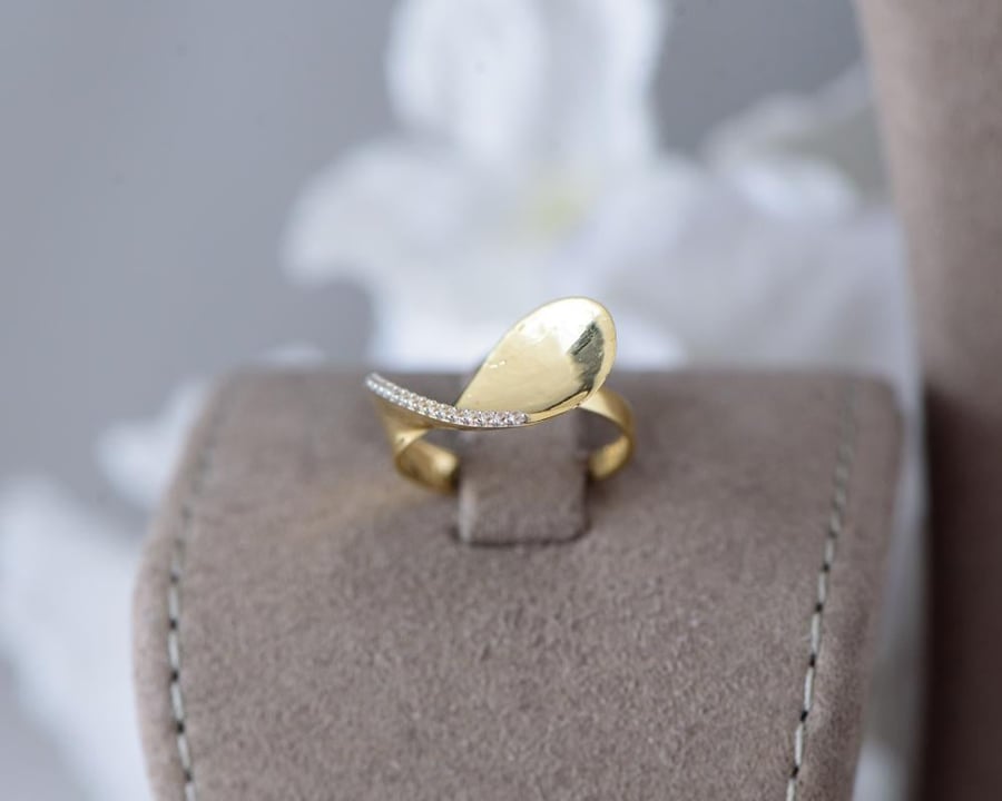 خاتم ذهب عيار 18