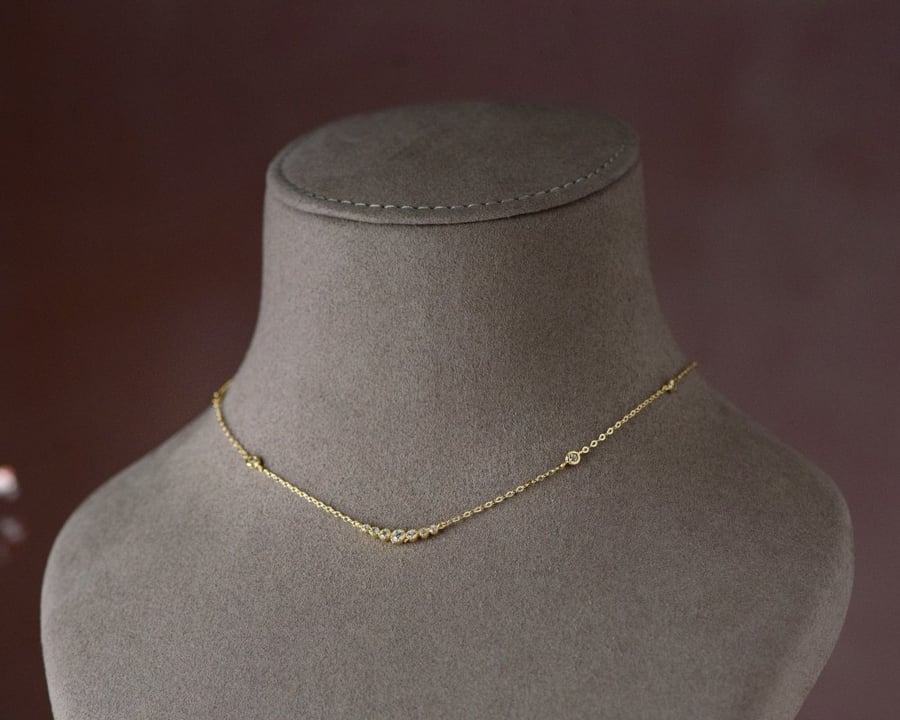 18k gold choker