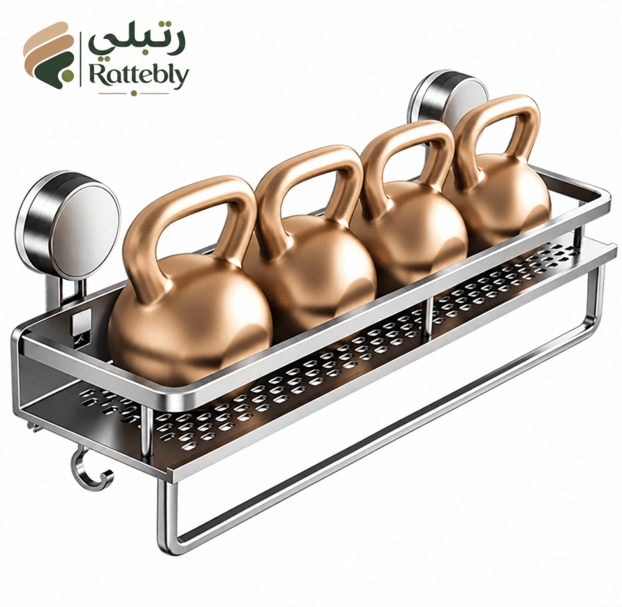 رف معلق الحمام