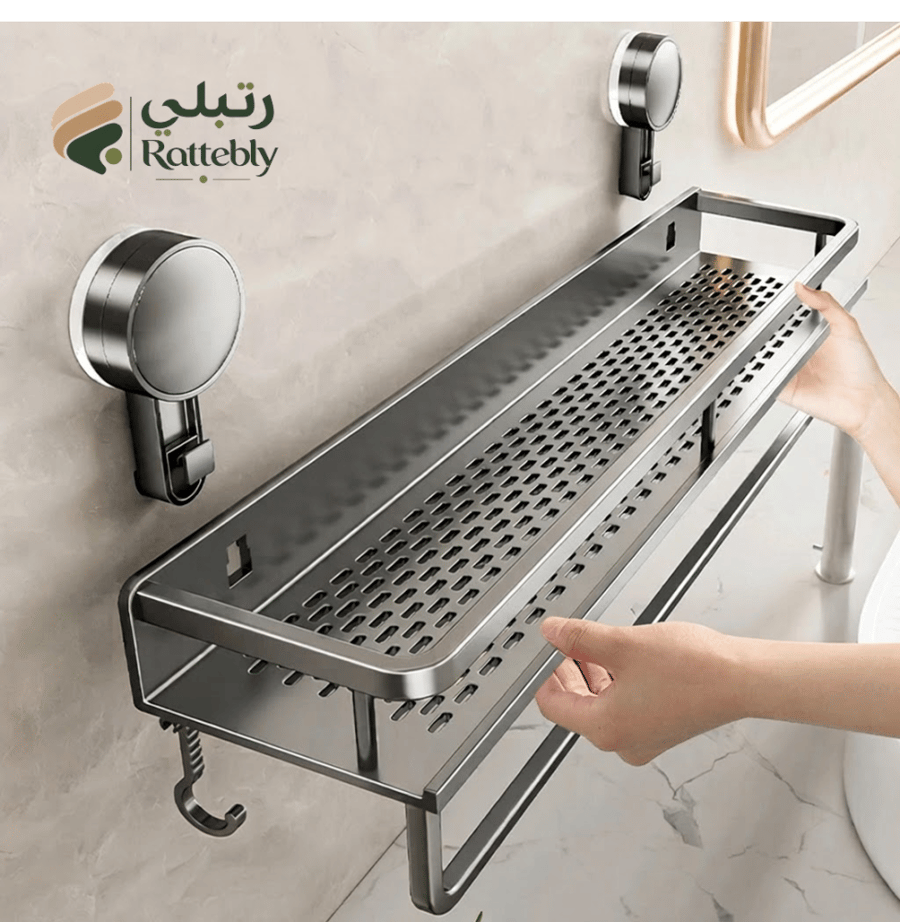 رف معلق الحمام
