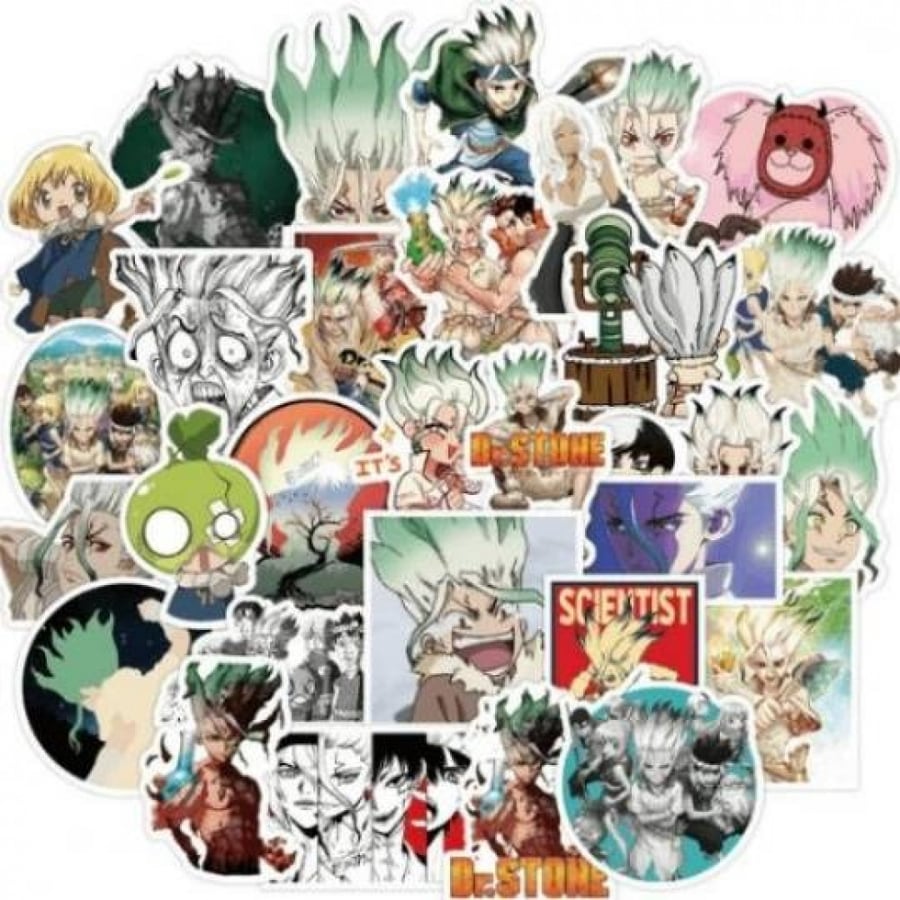 ستكرات انمي دكتور ستون ( 10 حبات )