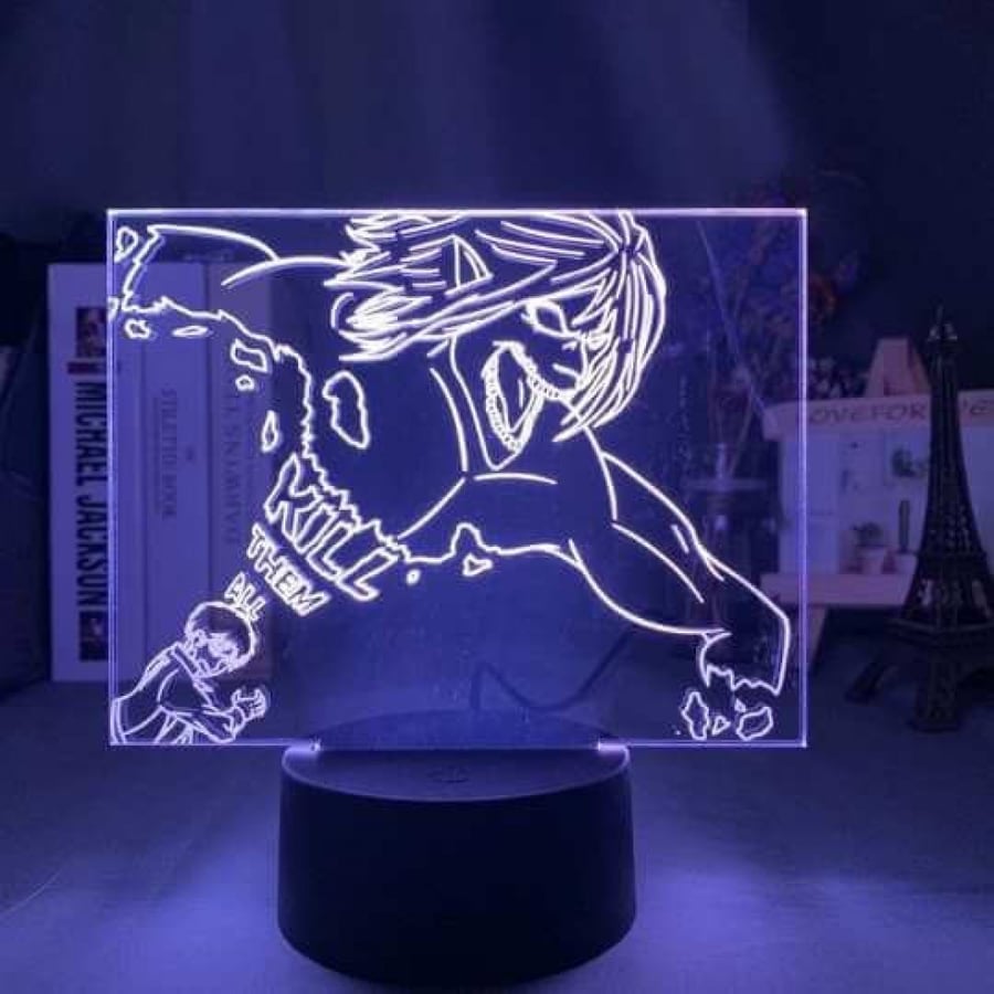 اضاءة 7 الوان انمي هجوم العمالقة العملاق المهاجم ايرين ييغر