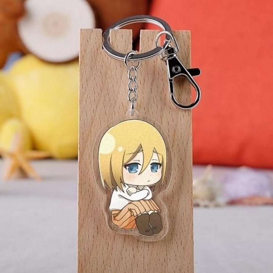 Attack on Titan anime medal featuring the character Historia