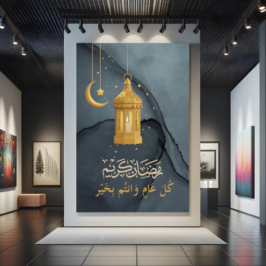 لوحه عن شهر رمضان
