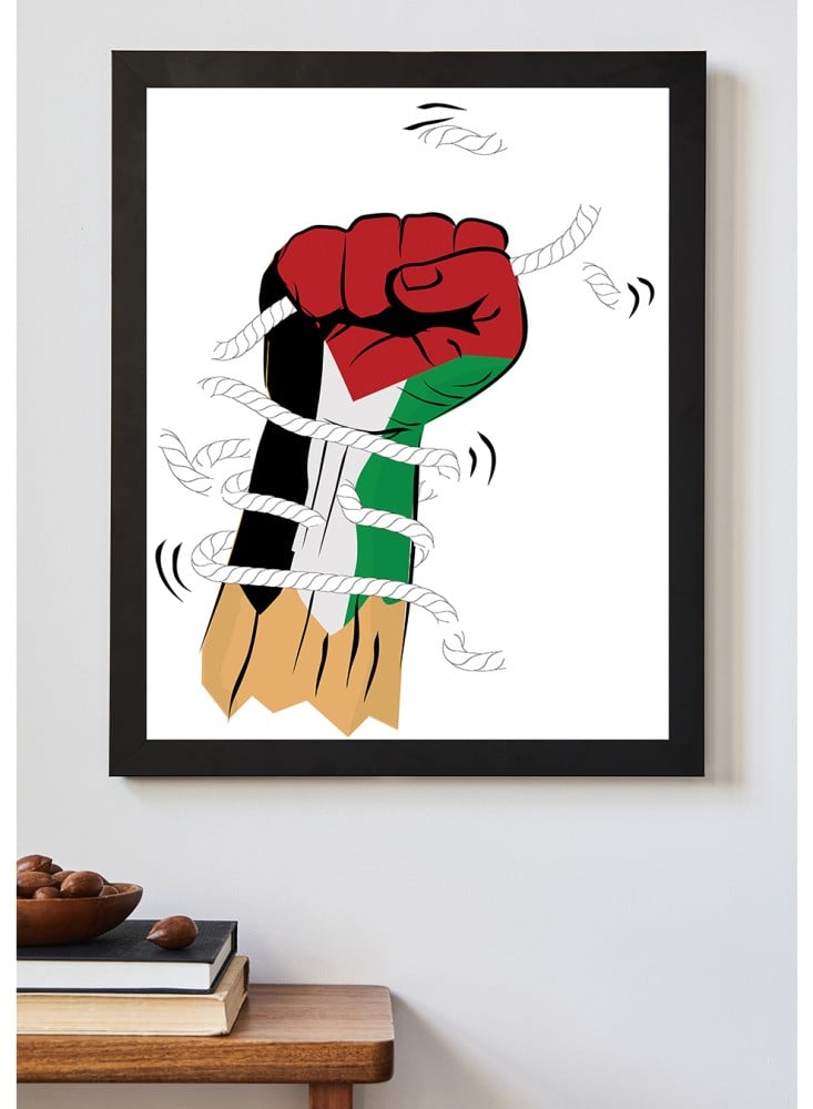 اشتر لوحات فنية عن القدس بتصميم يوحي بقوة فلسطين والوان قويه وبارزه