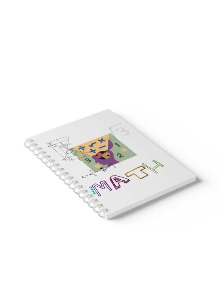 دفتر مربعات سلك علامات رياضية