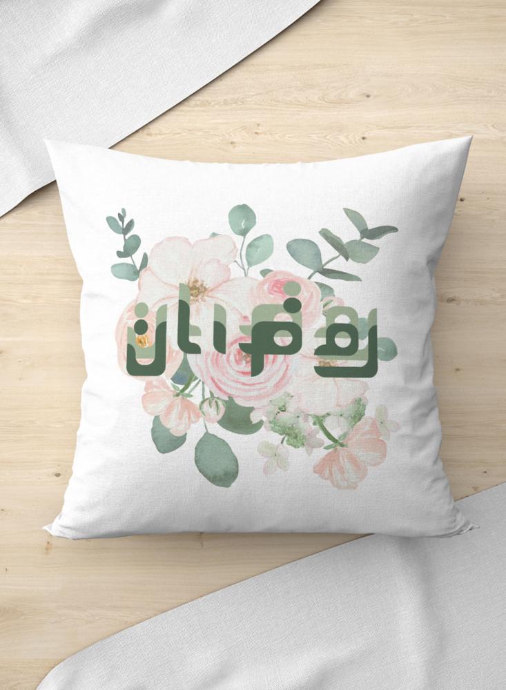 كيس مخدة بتصميم زهور