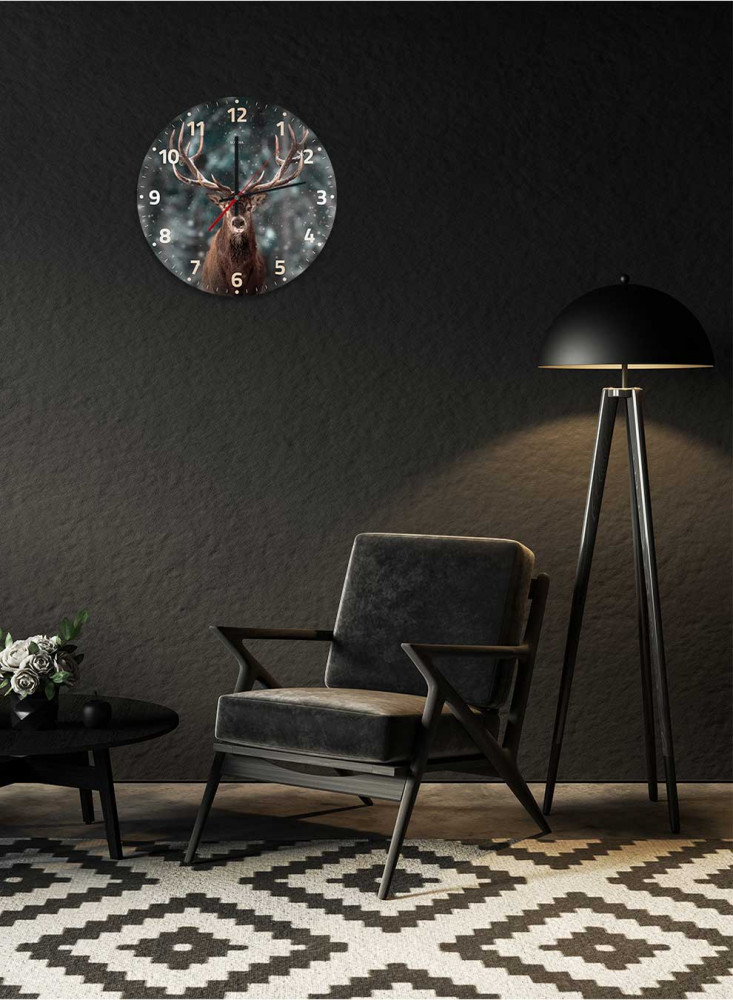 ساعة حائط ديكور فاخرة من لوحة تصميم أنيق ووظائف متقدمة