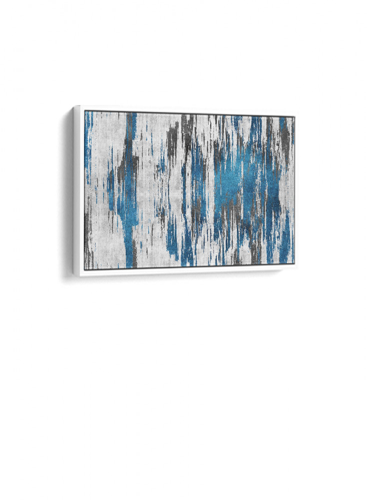 Canvas painting on a wooden frame, abstract art design, horizontal view, for the home, living room, office, decoration