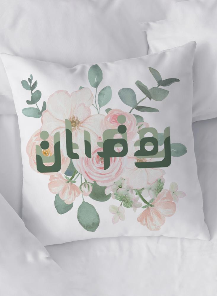 كيس مخدة بتصميم زهور