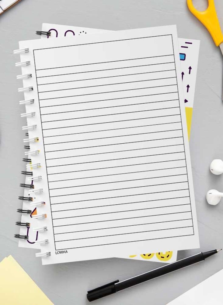 دفتر سلك للمدرسة 60 ورقة أدوات المعمل
