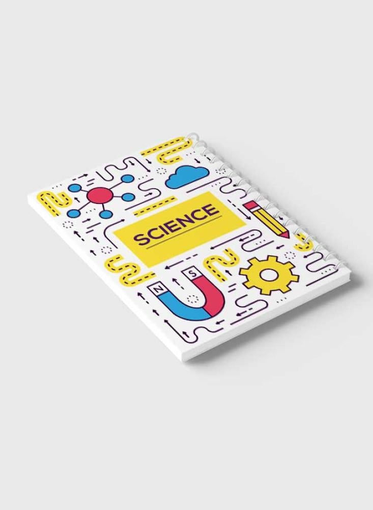 دفتر سلك للمدرسة 60 ورقة أدوات معمل علمي