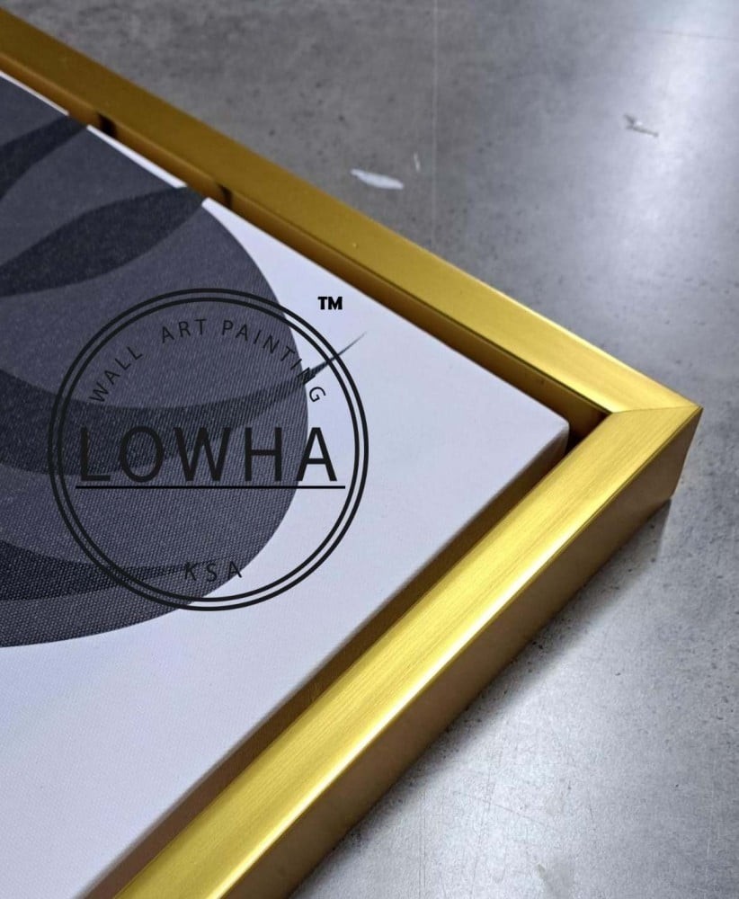 Canvas painting on wooden frame with design of the animal band