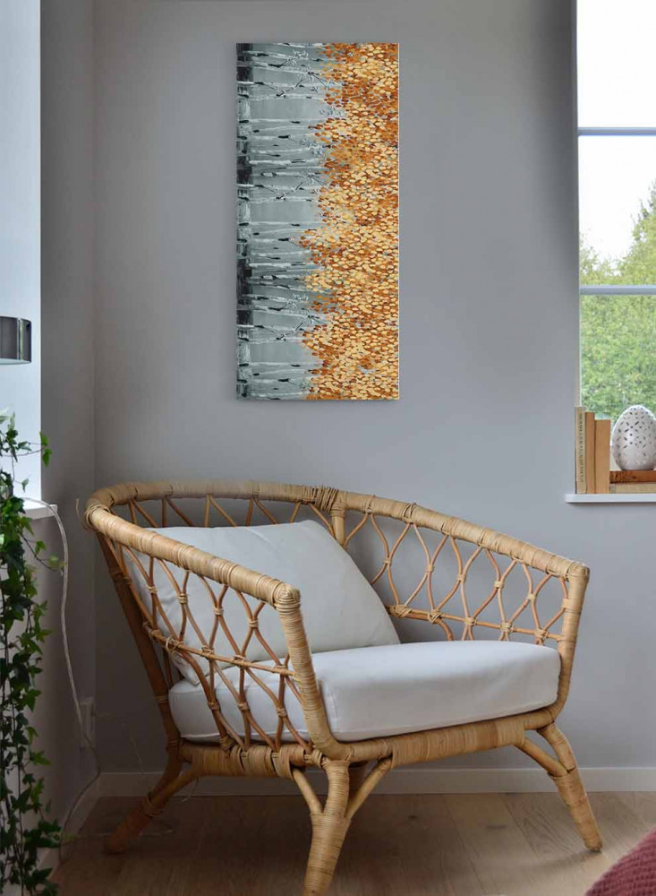 Panorama Landscape Painting on Canvas on Wooden Frame, Abstract Art Design, for Home, Living Room, Office, Decoration