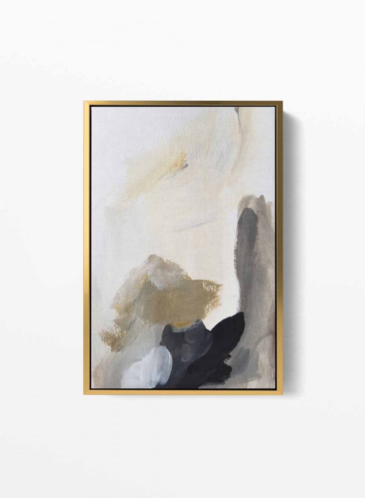 Canvas painting on a wooden frame, abstract art design for going to depths, for home, living room, office, decoration