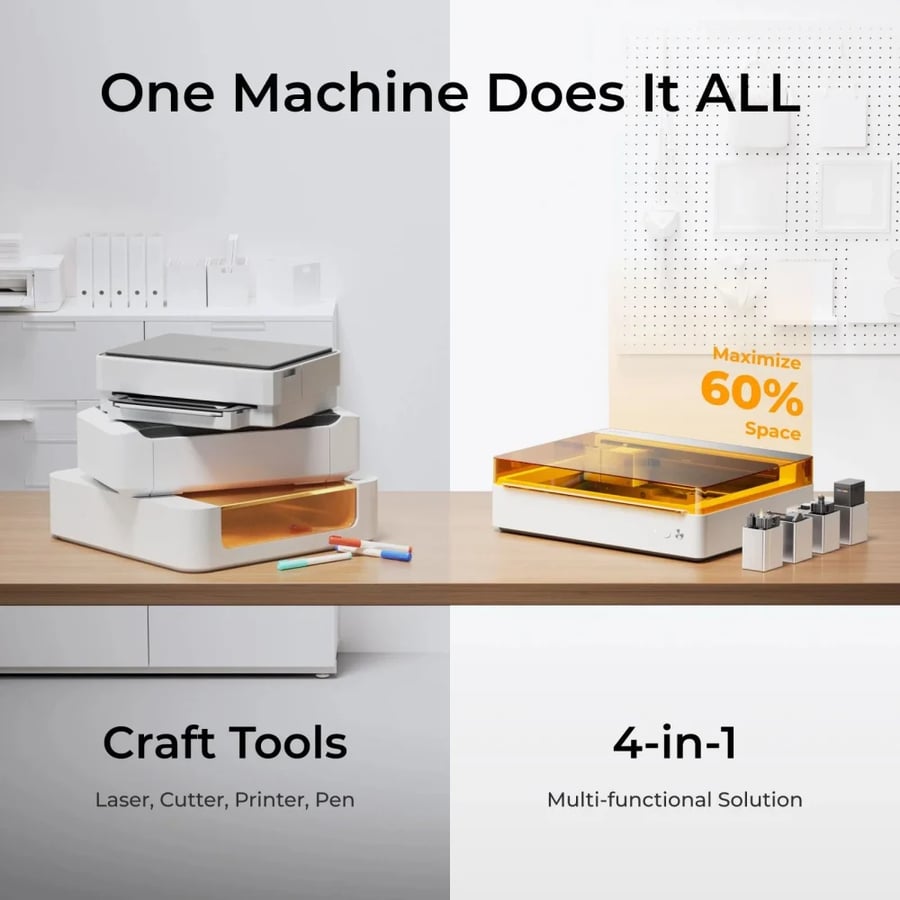 xTool M1 Ultra 20W 4-in-1 Deluxe bundle